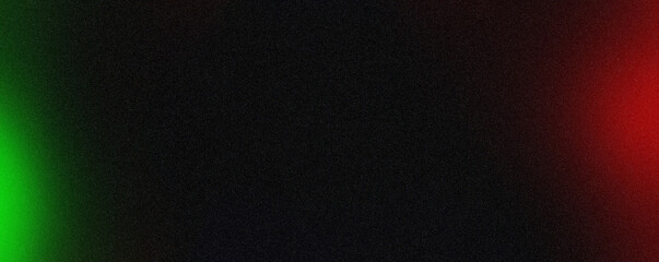 Grainy gradient background red green abstract glowing color wave black dark backdrop noise texture banner poster header design