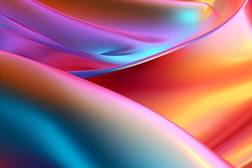 Close-Up View of Vibrant Multicolored Background
