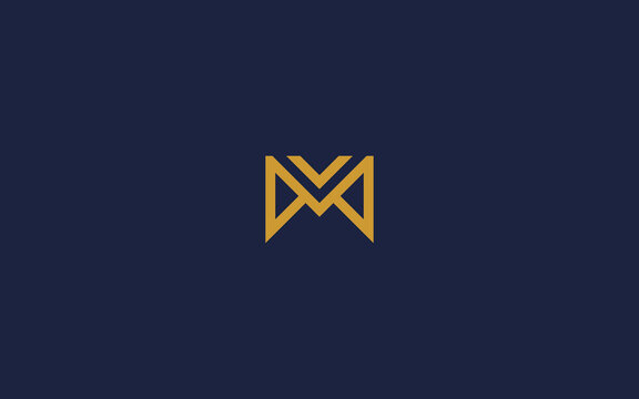 letters mv or vm logo icon design vector design template inspiration