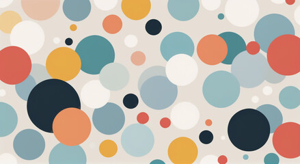seamless dots pattern with circles