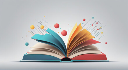 open book with heart