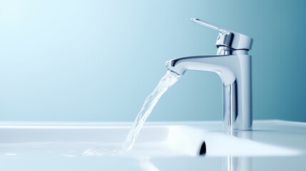 World water day, water out from faucet , Environmental day, a Freshness, Washing.
