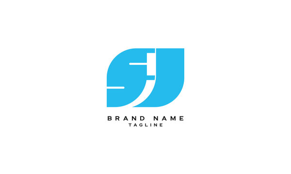 SFA, SAF, FSA, FAS, AFS, ASF, Abstract initial monogram letter alphabet logo design