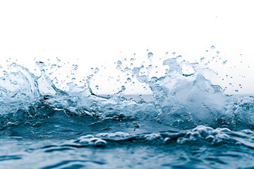 high resolution photo of a water splash on a white background