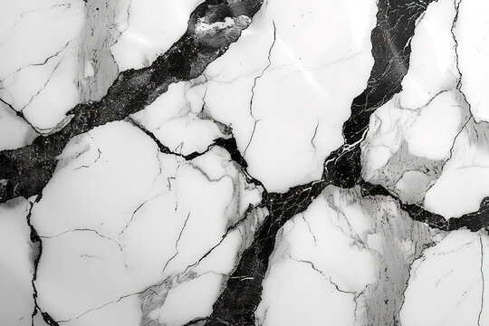 White marble with black lines background