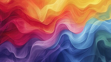 Obraz premium Abstract illustration wallpaper background design, colorful drawing, pattern, wide resolution