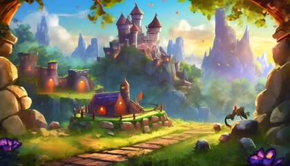 role playing games game art background