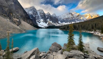 moraine lake banff national park canada