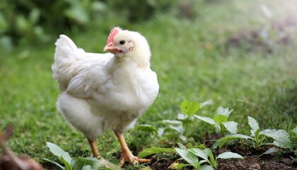 free range farm young chicken broiler