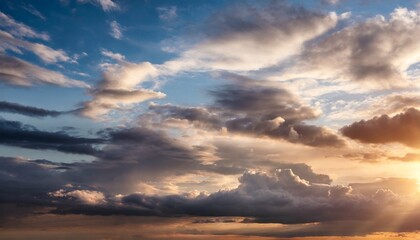 Naklejka na ściany i meble sunset cloud overlay