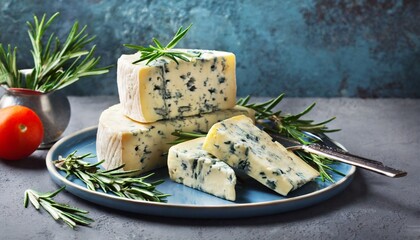 blue cheese and rosemary