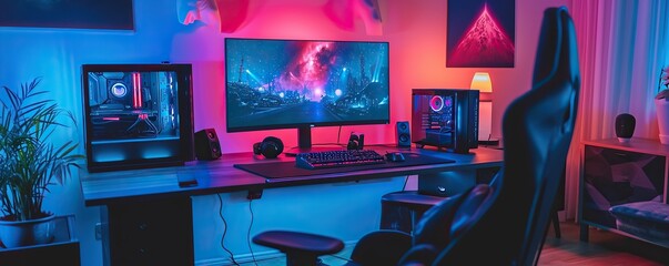 gaming room for entertainment