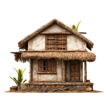 Yali house isolated on transparent background