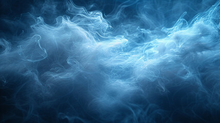 A mesmerizing scene of smoke trails, creating a sense of depth and dimension. - obrazy, fototapety, plakaty