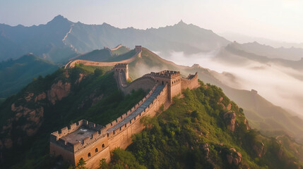 Fototapeta na wymiar Great wall of China. 