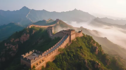 Kissenbezug Great wall of China.  © Vika art