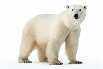 Polar bear clipart - obrazy, fototapety, plakaty