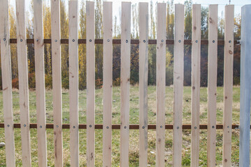 wooden boards - wooden fence, picket fence, installation