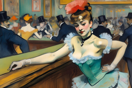 impessionistische Bar-Dame aus Paris im Stil von Toulouse Lautrec













impessionistische Bar Dame aus Paris im Stil von Toulouse Lautrec