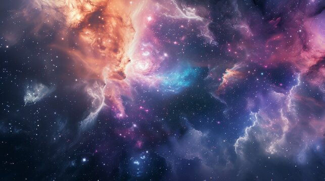 Cosmic Tapestry: A Journey Through Vibrant Starlight in Acrylics. Starry Dreamscape: A Hypnotic Exploration of Deep Space in Acrylics.