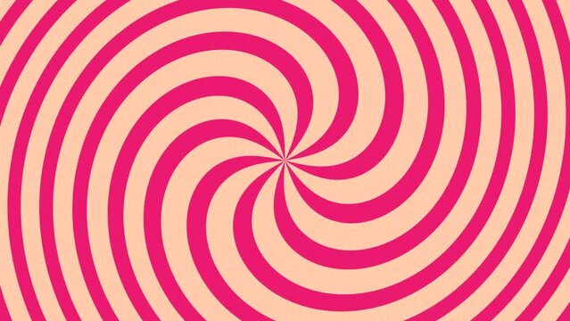 abstract motion, pink twisted spiral animation loppable background