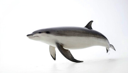Obraz na płótnie Canvas Animal Fish Dolphin isolated on white background