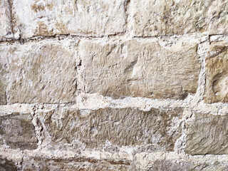 Texture of stone wall. Old castle stone wall texture background. Stone wall as background or texture. Part of a stone wall, for background or texture