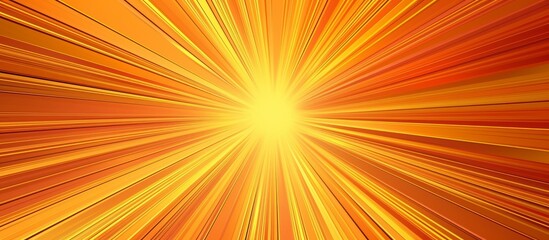 Starburst background design in orange and yellow, ideal for wallpaper and design purposes.