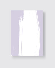 Abstract ink brush banners with grunge effect