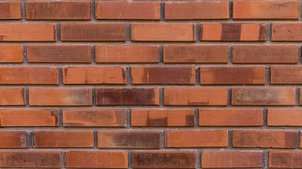 Fototapeta premium Red Brick Wall Texture Background with Abstract Pattern