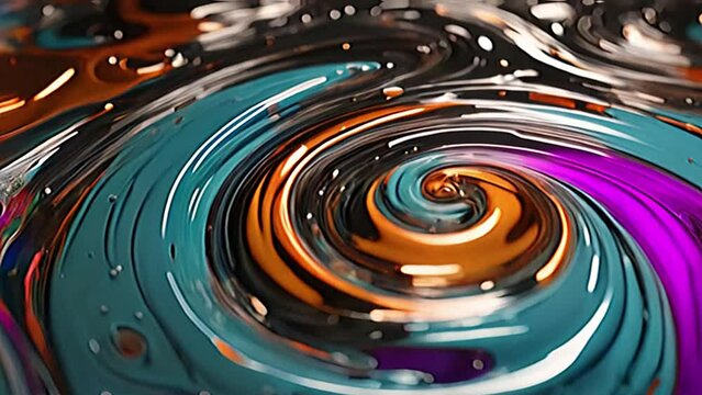 colorful swirl abstrack background liquid 
