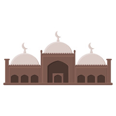 Beautiful Magnificent Mosque Vector