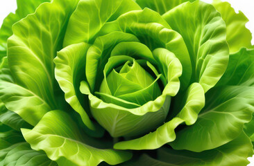 Obraz premium Green salat cabbage lettuce fresh and delicious 