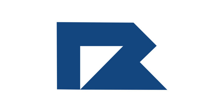 logo initial R icon vector image