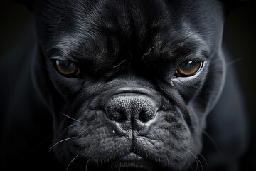 Wild Dog Outburst: Artistic Premium Wallpaper