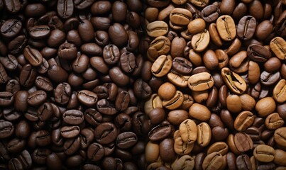A Close Up of Coffee Beans and Their Rich Aroma