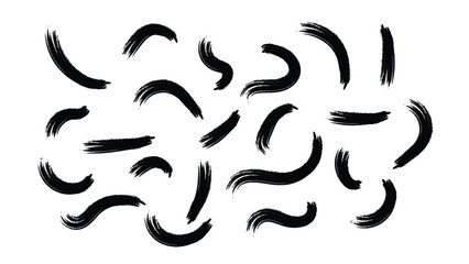 Grunge Brush Strokes Vector Illustration