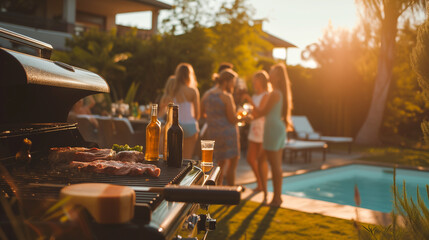 Garden Party, BBQ, Pool, Pary, Summer, Spring