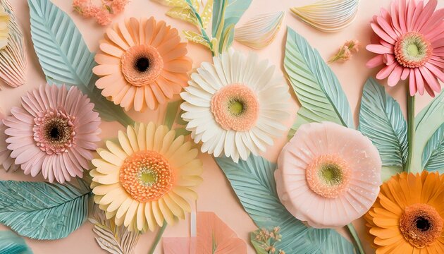 colorful gerber flowers