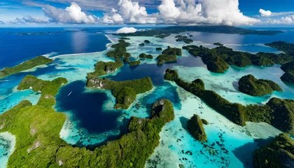 Foto op Canvas Archipel inspiré de Palau en Micronésie © David Bleja