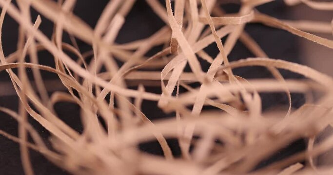 sliced Yellow Waste Paper for Packaging, decorative Sliced Paper for Packaging Items
