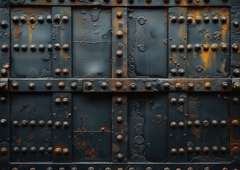 old metal door