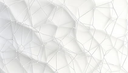 Abstract connecting wires of white polygonal background Creative Design Templates