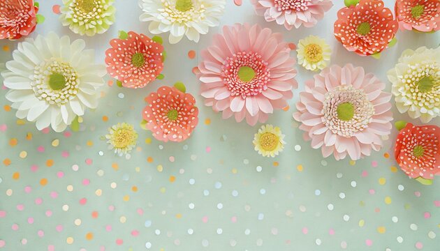 background with flowers