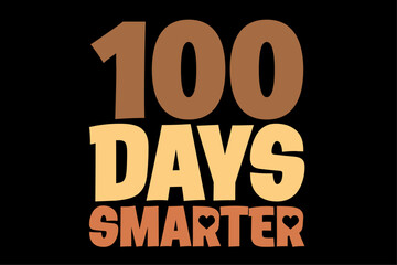 100 Days Smarter Teacher Leopard 100th Day Of School Shirt Design