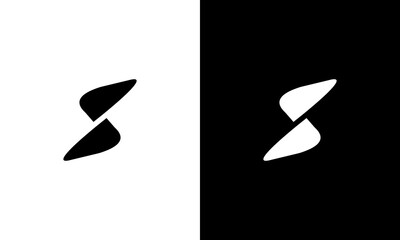 initial S monogram logo design vector