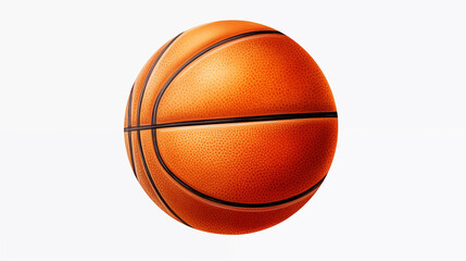 Hand drawn cartoon basketball illustration
