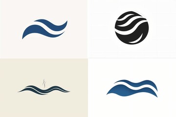 A minimalist logo with an abstract representation of waves, suggesting fluidity and adaptability.