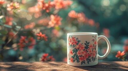 A personalized photo mug capturing cherished memories.