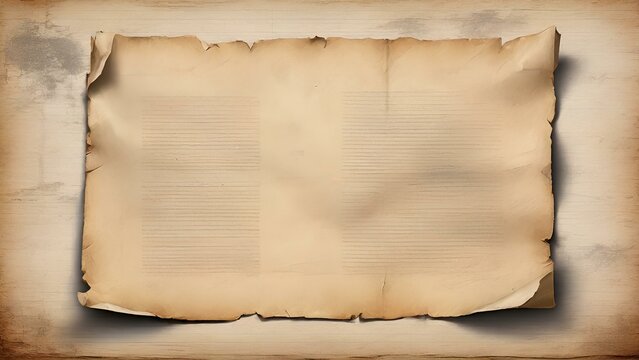 Realistic picture of old paper